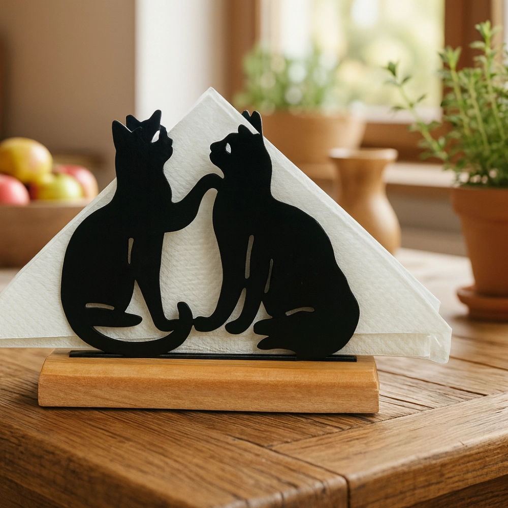 Cat Shaped Tissue Holder TSUH05